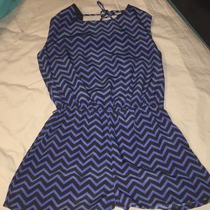 Chevron romper! 💙🖤